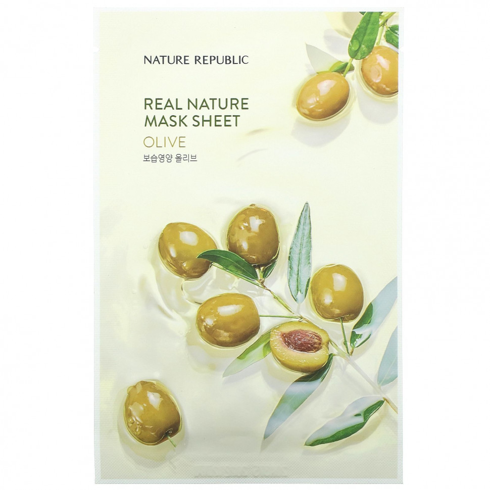   Nature Republic, Real Nature Beauty Mask Sheet,   , 1 ., 23  (0,77 . )    -     -,    