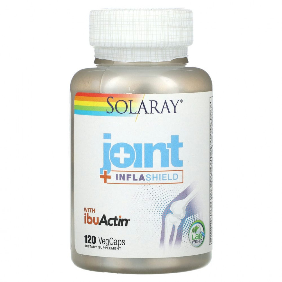   Solaray, Joint + Inflashield  IbuActin`` 120      -     -,    