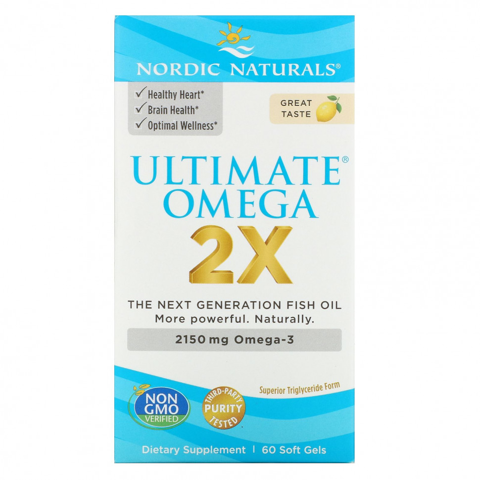   Nordic Naturals, Ultimate Omega 2X,   , 1075 , 60     -     -,    