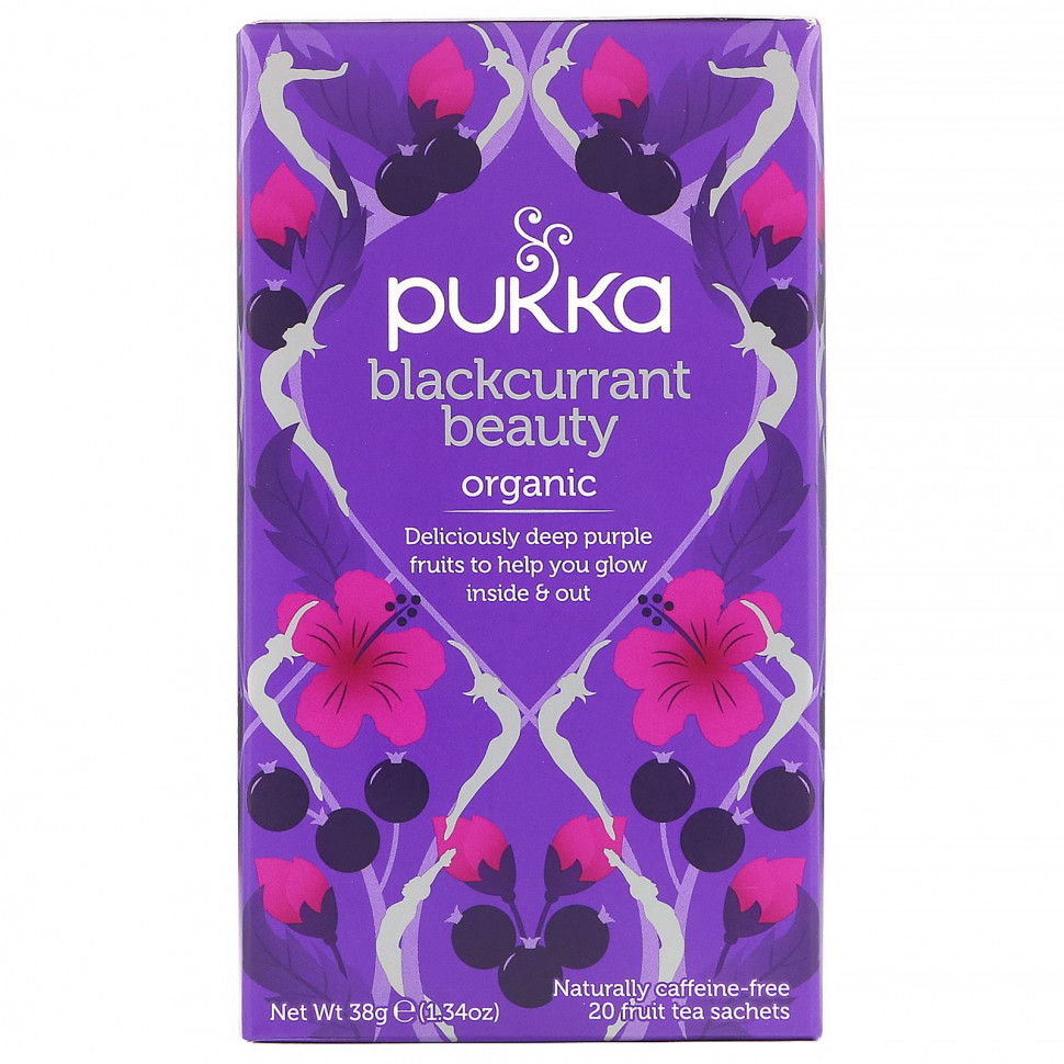   Pukka Herbs, Blackcurrant Beauty,     ,  , 20    , 38  (1,34 )    -     -,    