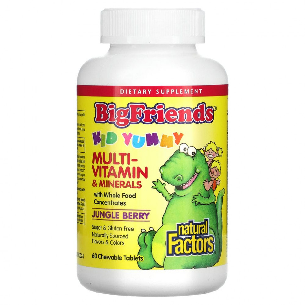   Natural Factors, Big Friends,    ,   , 60      -     -,    