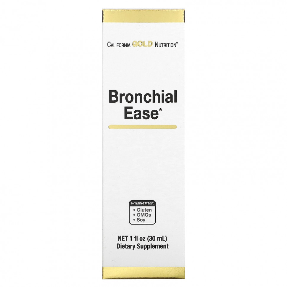   California Gold Nutrition, Bronchial Ease, 30  (1 . )    -     -,    