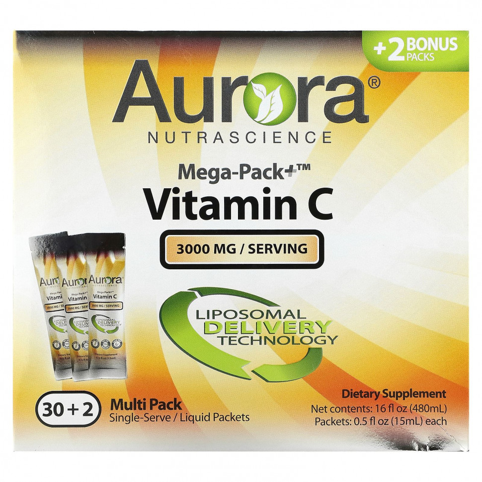   Aurora Nutrascience, Mega-Pack +  C, 3000 , 32   15  (0,5 . )    -     -,    