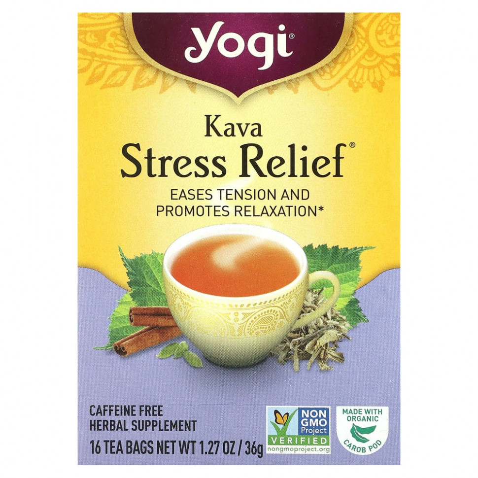   Yogi Tea, Kava Stress Relief ( ),  , 16  , 36  (1,27 )    -     -,    