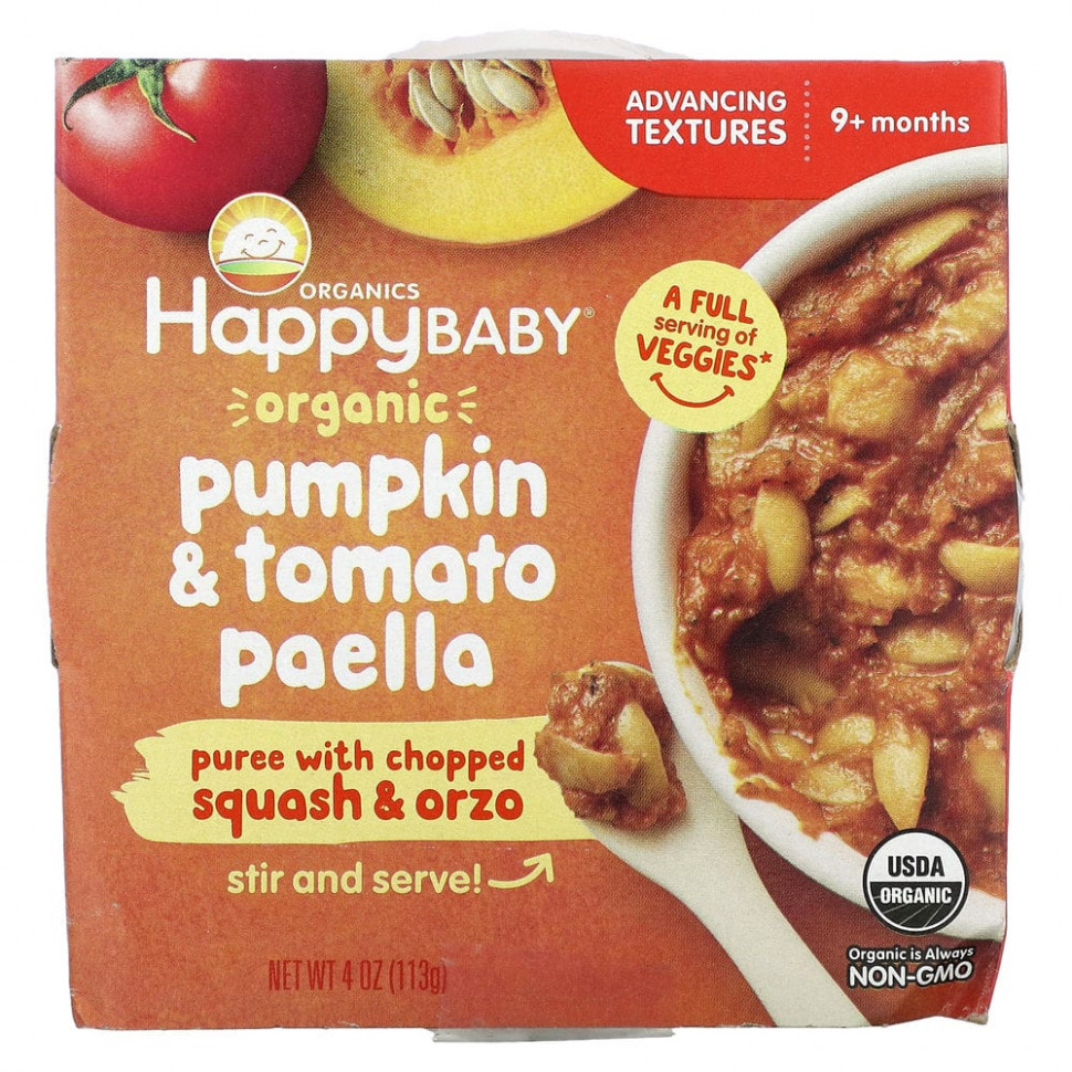   Happy Family Organics, Happy Baby,      ,  9 , 113  (4 )    -     -,    