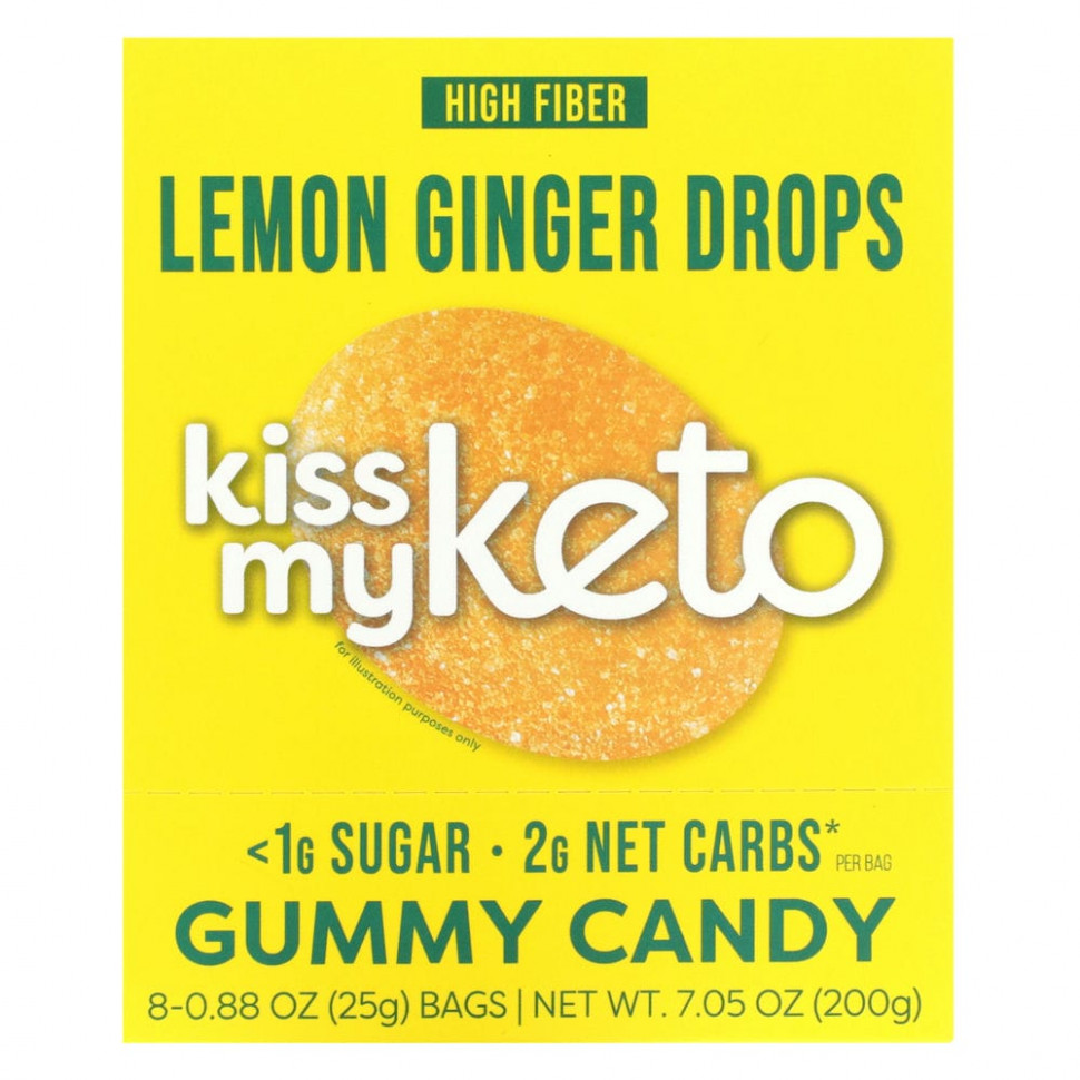   Kiss My Keto, Gummy Candy, - , 8   25  (0,88 )    -     -,    