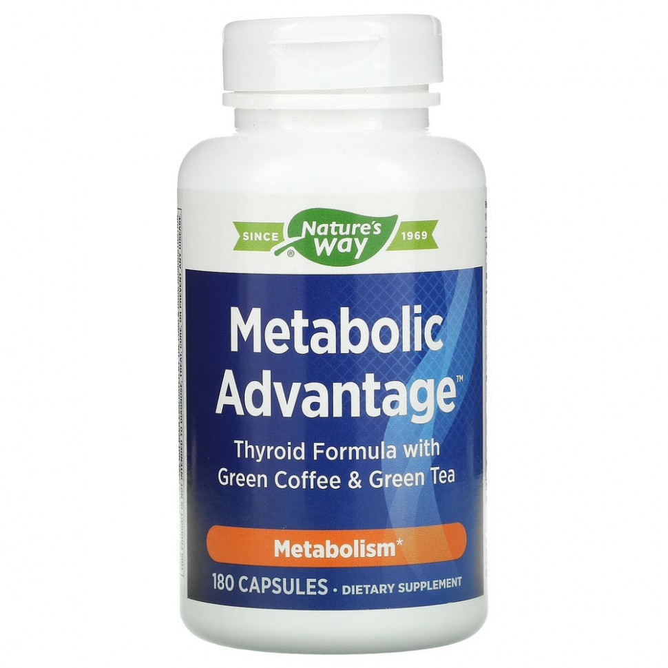   Nature's Way, Metabolic Advantage,          ,  , 180     -     -,    