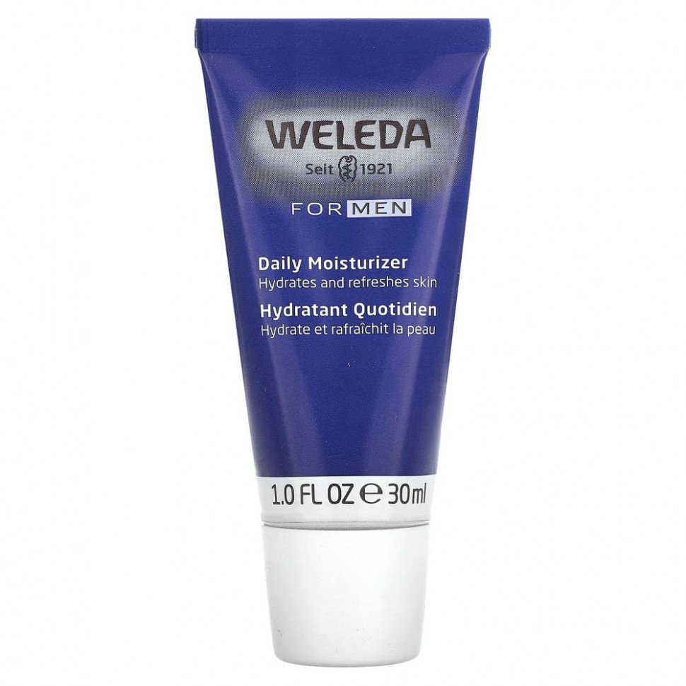   Weleda, Daily Moisturizer For Men, 1 fl oz (30 ml)    -     -,    