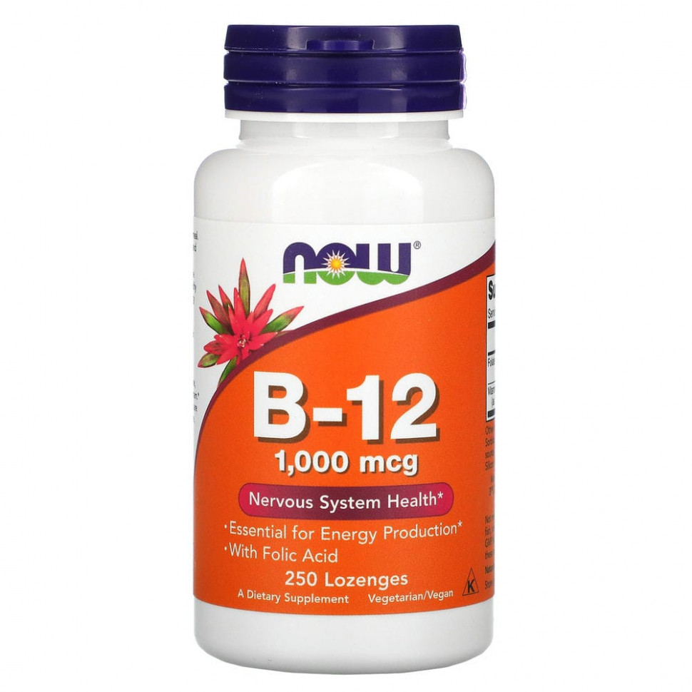   NOW Foods,  B12, 1000 , 250     -     -,    