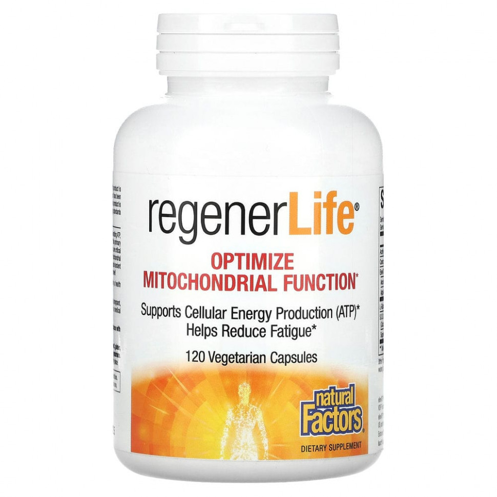   Natural Factors, RegenerLife,   , 120      -     -,    