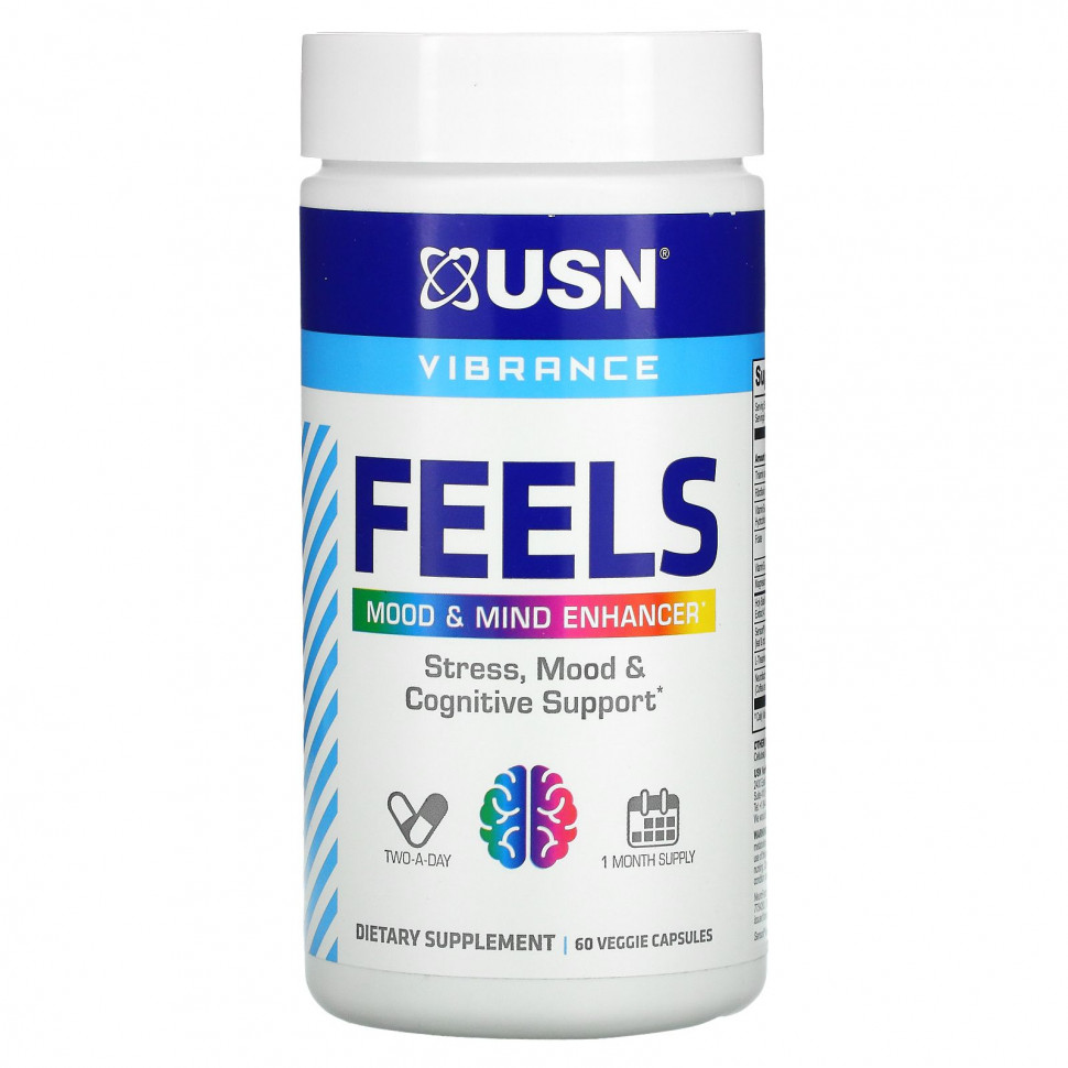   USN North America, Inc., FEELS - Mood & Mind Enhancer, 60      -     -,    