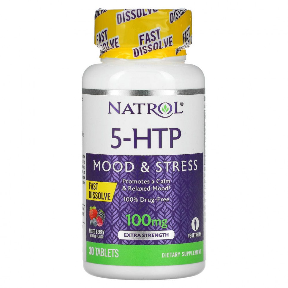   Natrol, 5-HTP, ,  ,   , 100 , 30     -     -,    