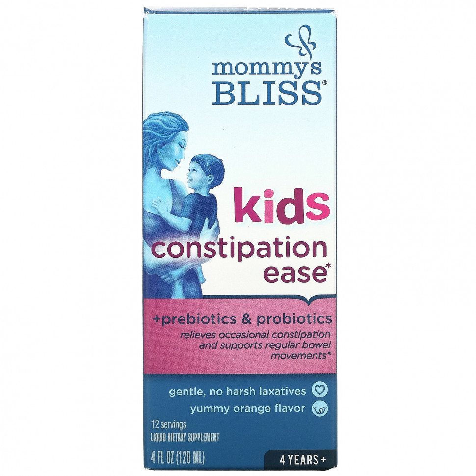   Mommy's Bliss, Kids Constipation Ease,      ,  4 , , 120  (4 . )    -     -,    