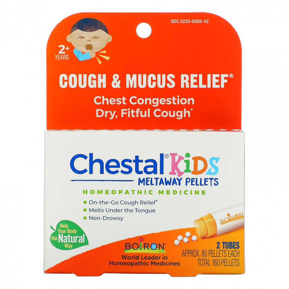   Boiron, Chestal Kids Meltaway Pellets,     ,  2 , 2 , . 80      -     -,    