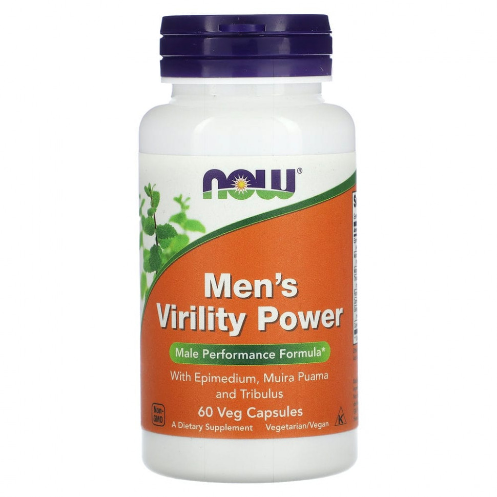   NOW Foods, Men's Virility Power, 60      -     -,    