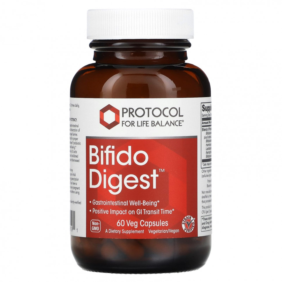   Protocol for Life Balance, Bifido Digest, 60      -     -,    