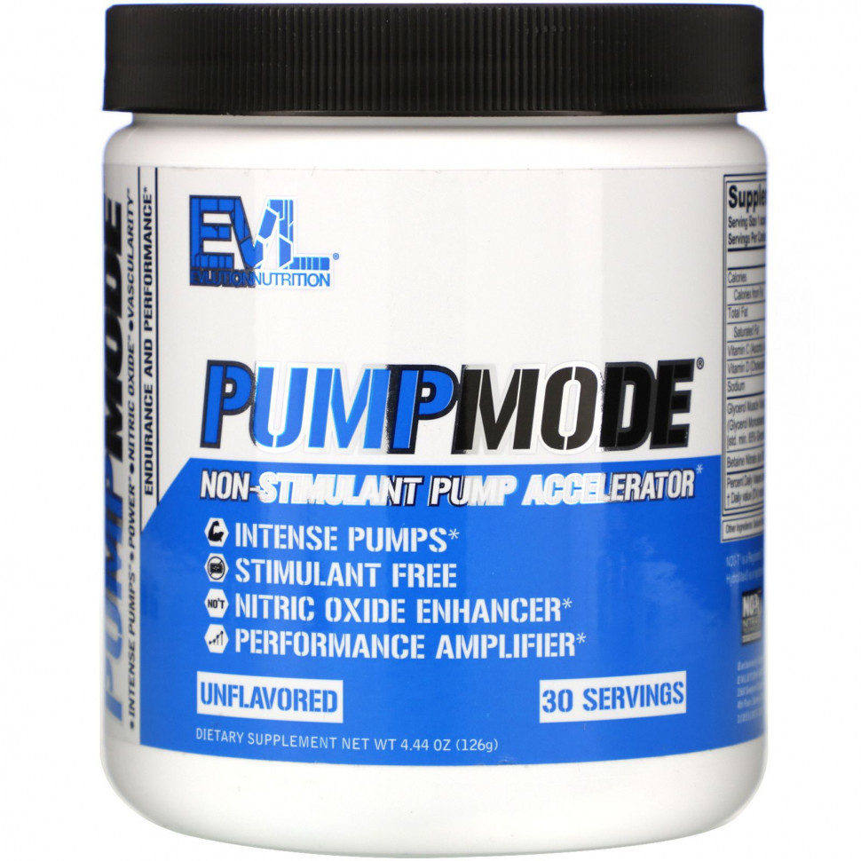   EVLution Nutrition, PumpMode,   , 4,44  (126 )    -     -,    