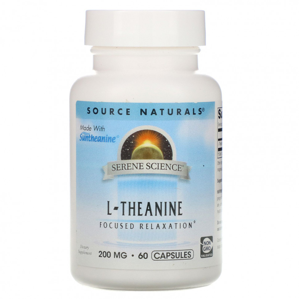   Source Naturals, Serene Science, L-, 200 , 60     -     -,    