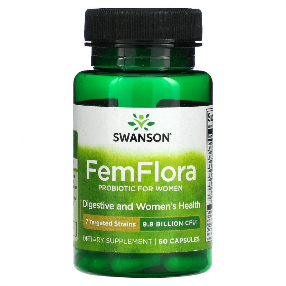   Swanson, FemFlora,   , 9,8  , 60     -     -,    