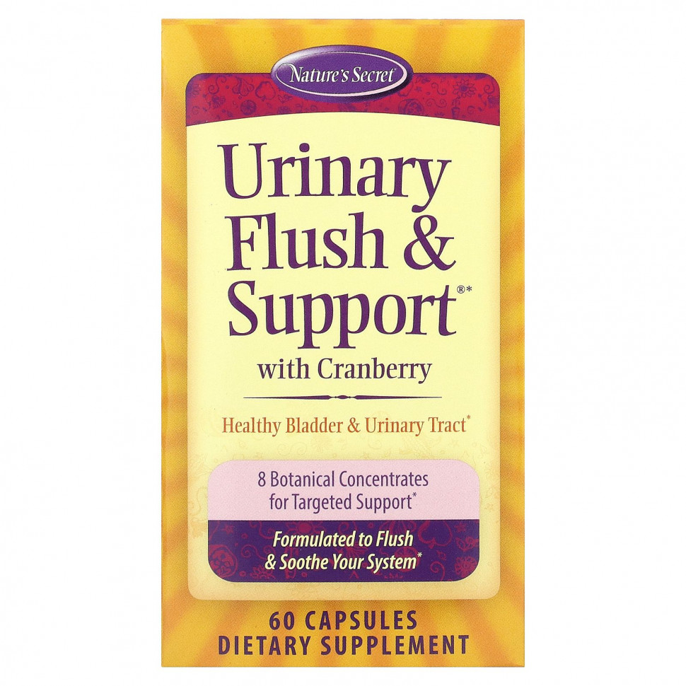   Nature's Secret, Urinary Flush & Support,    , 60     -     -,    