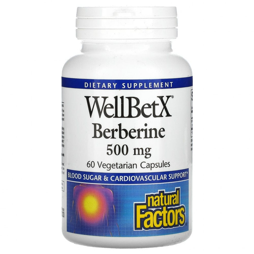   Natural Factors, WellBetX, , 500 , 60      -     -,    