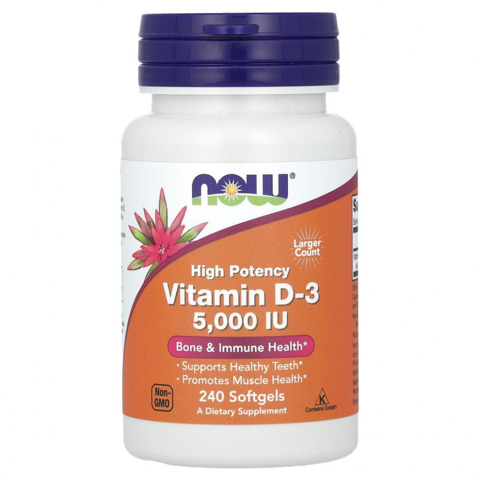   NOW Foods,  D3, 125  (5000 ), 240     -     -,    