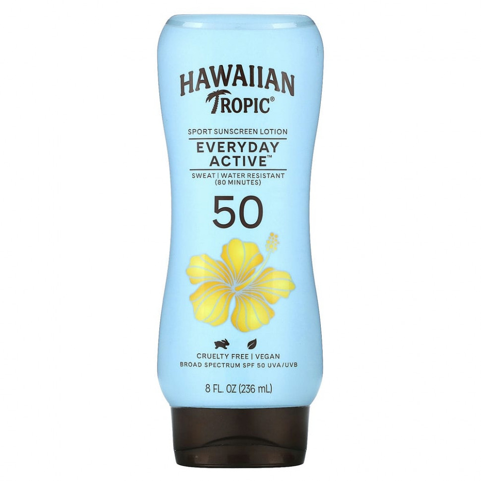   Hawaiian Tropic, Island Sport,      , SPF 50,   , 236     -     -,    