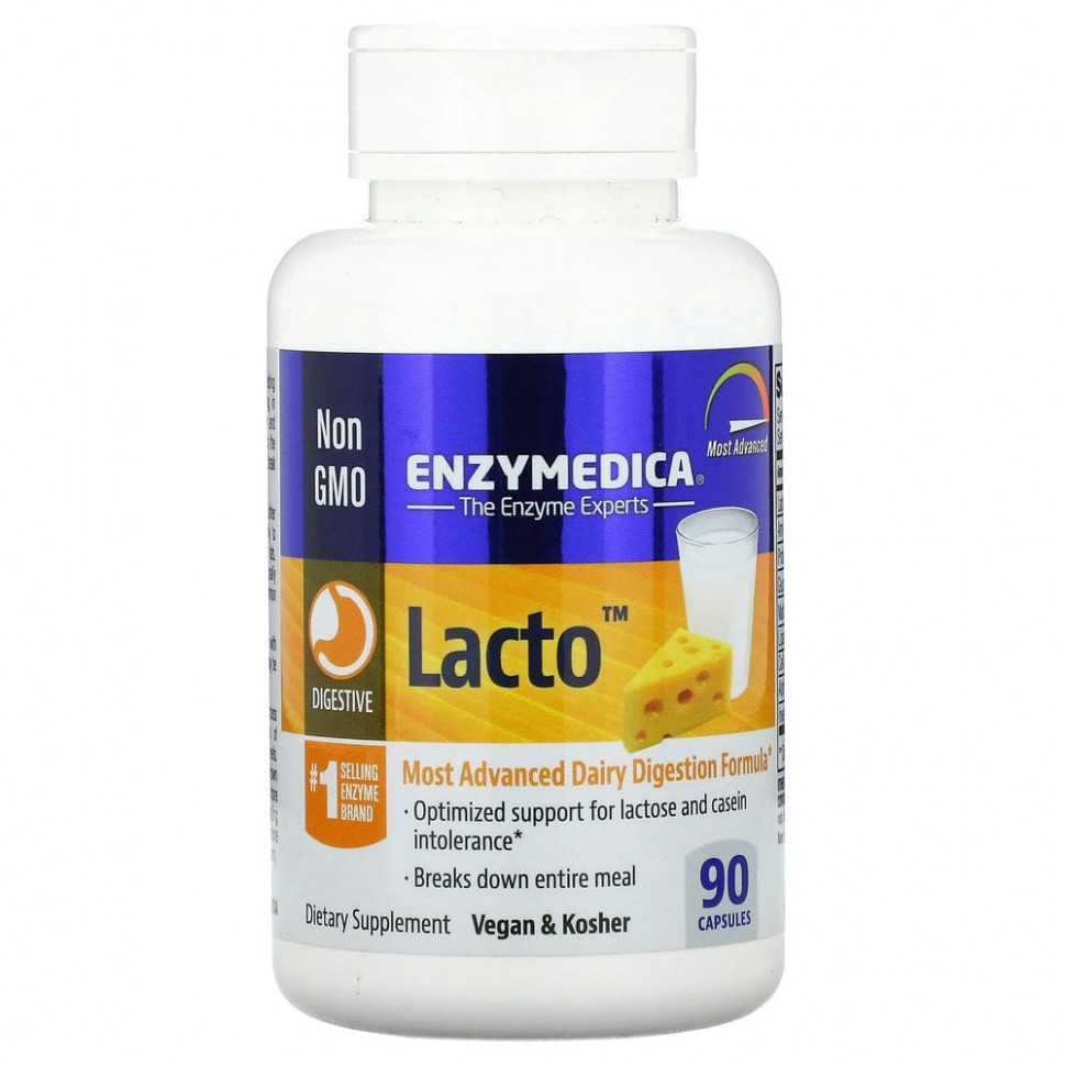   Enzymedica, Lacto,       , 90     -     -,    