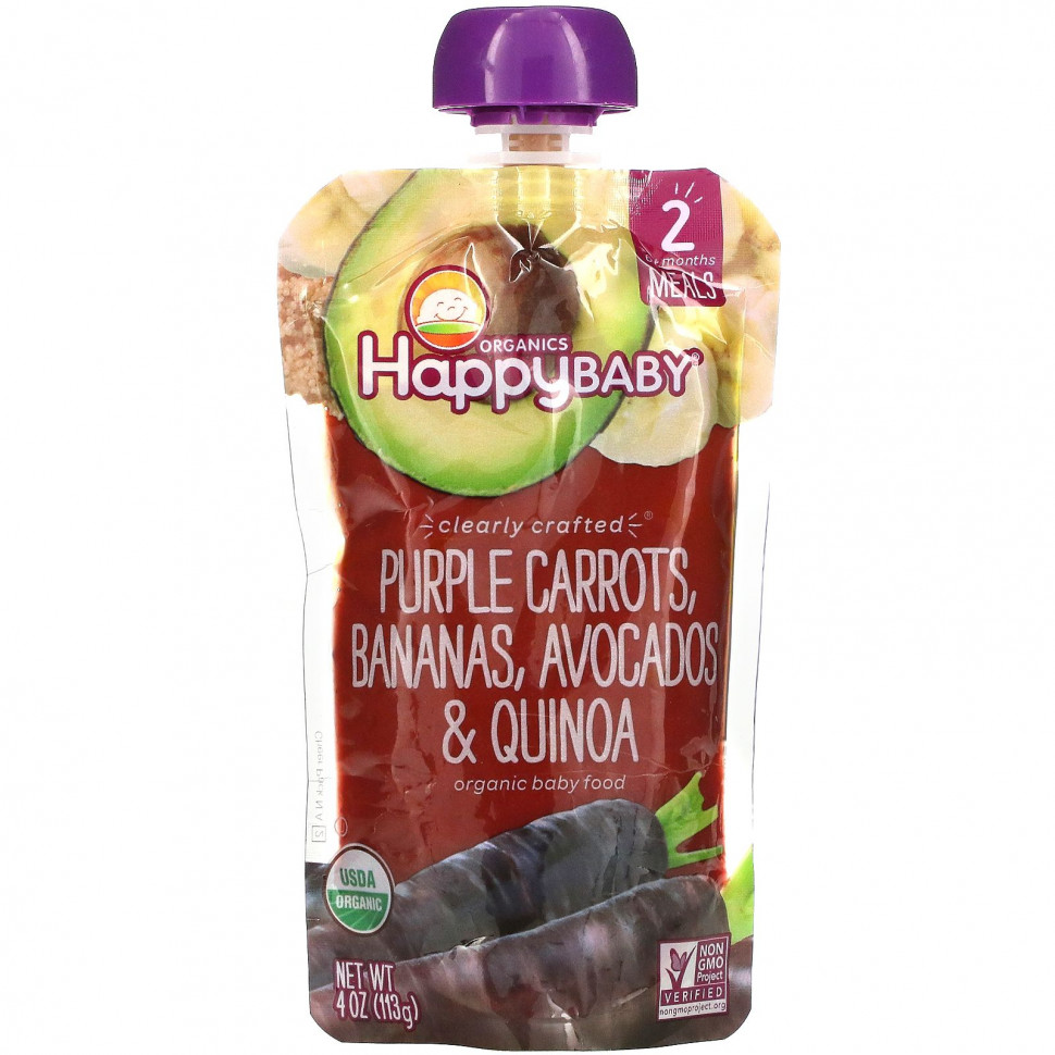   Happy Family Organics, Happy Baby, Stage 2,  , ,   , 4  (113 )    -     -,    