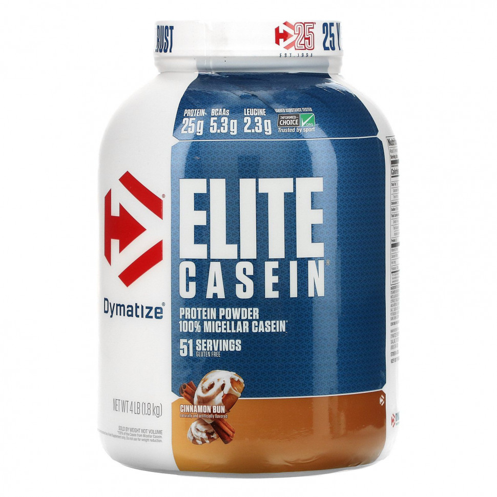   Dymatize Nutrition, Elite Casein,     , 1,8  (4 )    -     -,    