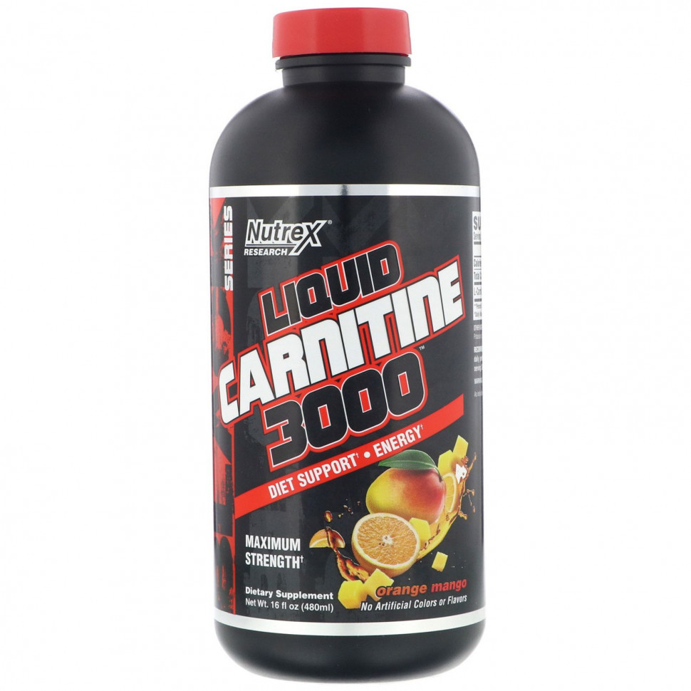   Nutrex Research, Liquid Carnitine 3000,   , 480  (16 . )    -     -,    