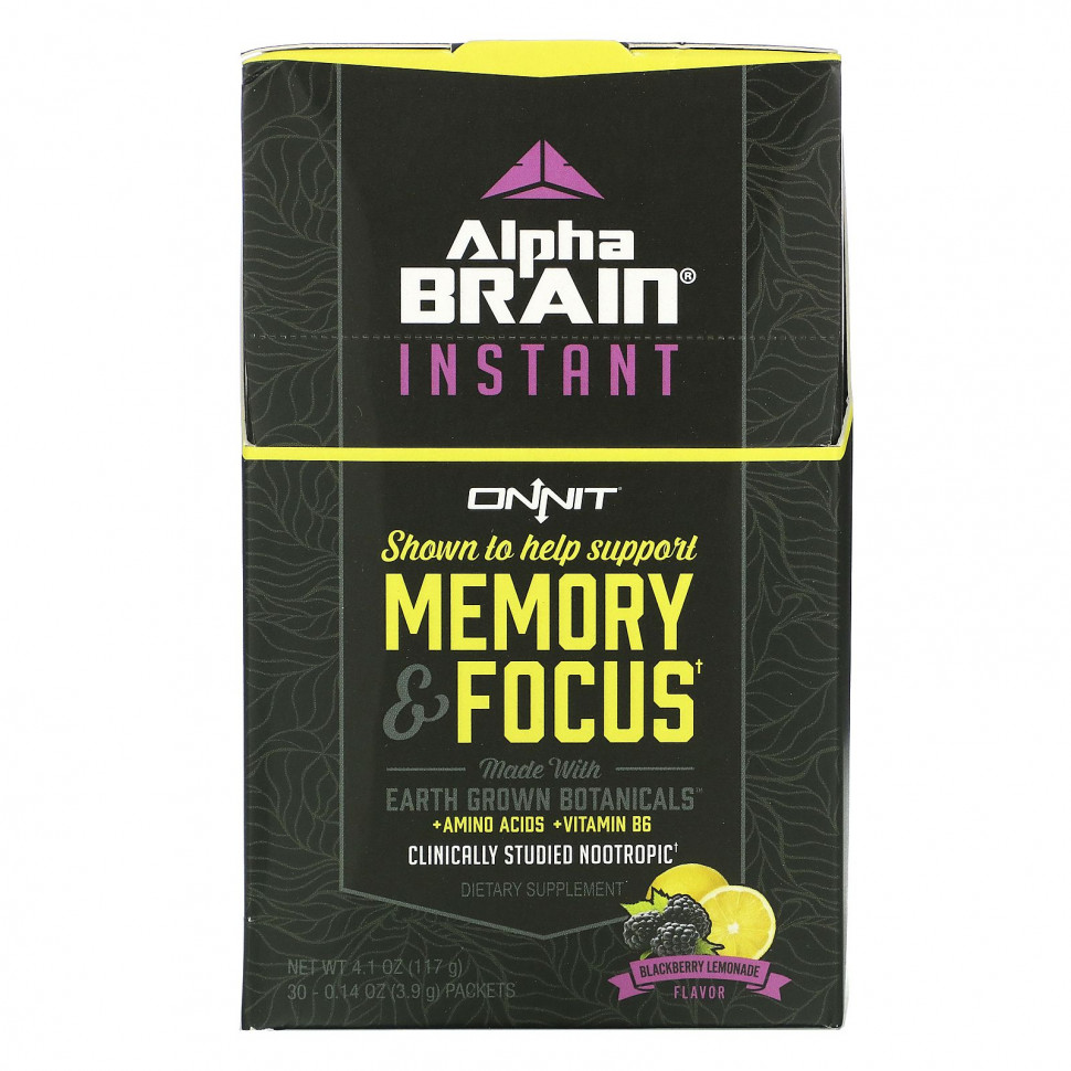   Onnit, AlphaBRAIN Instant,    ,     , 30   3,9  (0,14 )    -     -,    