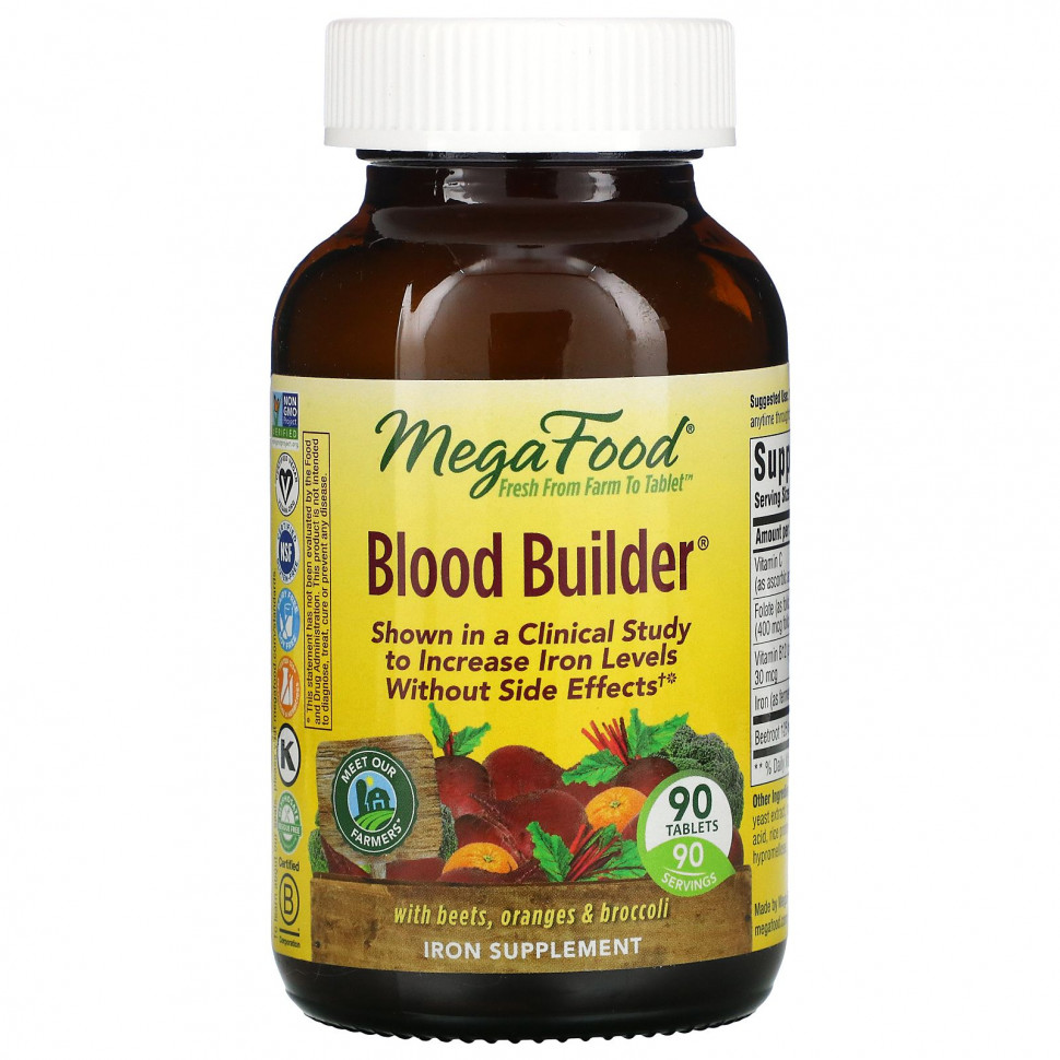   MegaFood, Blood Builder, 90     -     -,    