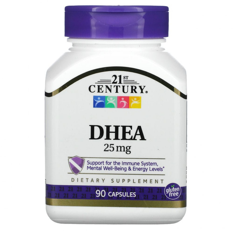   21st Century, DHEA, 25 , 90     -     -,    