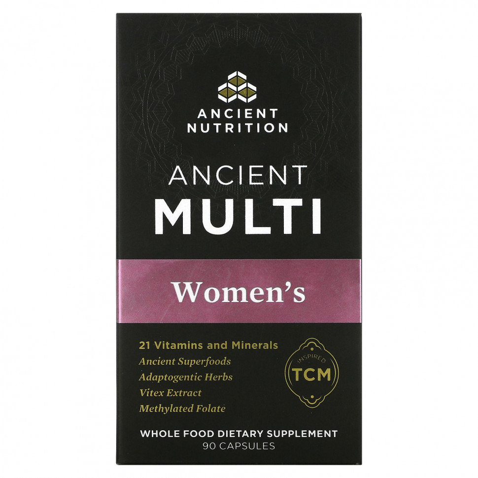   Dr. Axe / Ancient Nutrition, Ancient Multi,  , 90     -     -,    