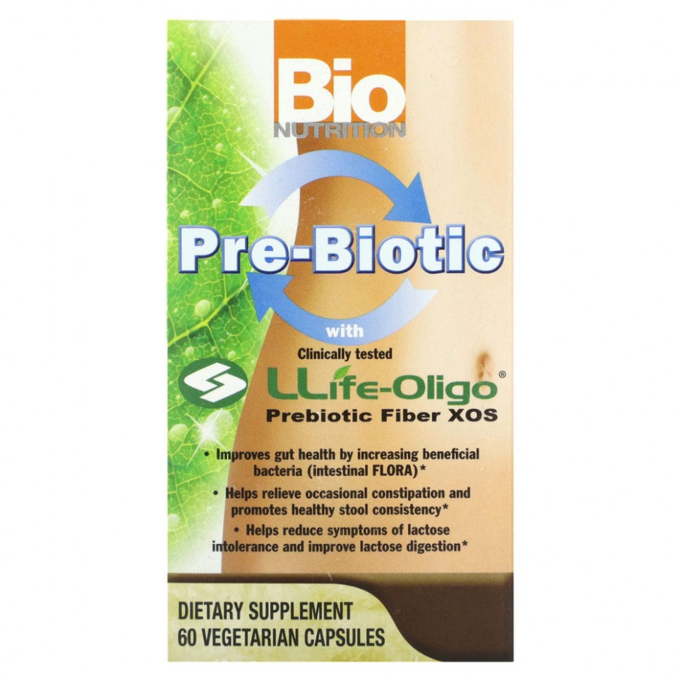   Bio Nutrition, Pre-Biotic, 60      -     -,    