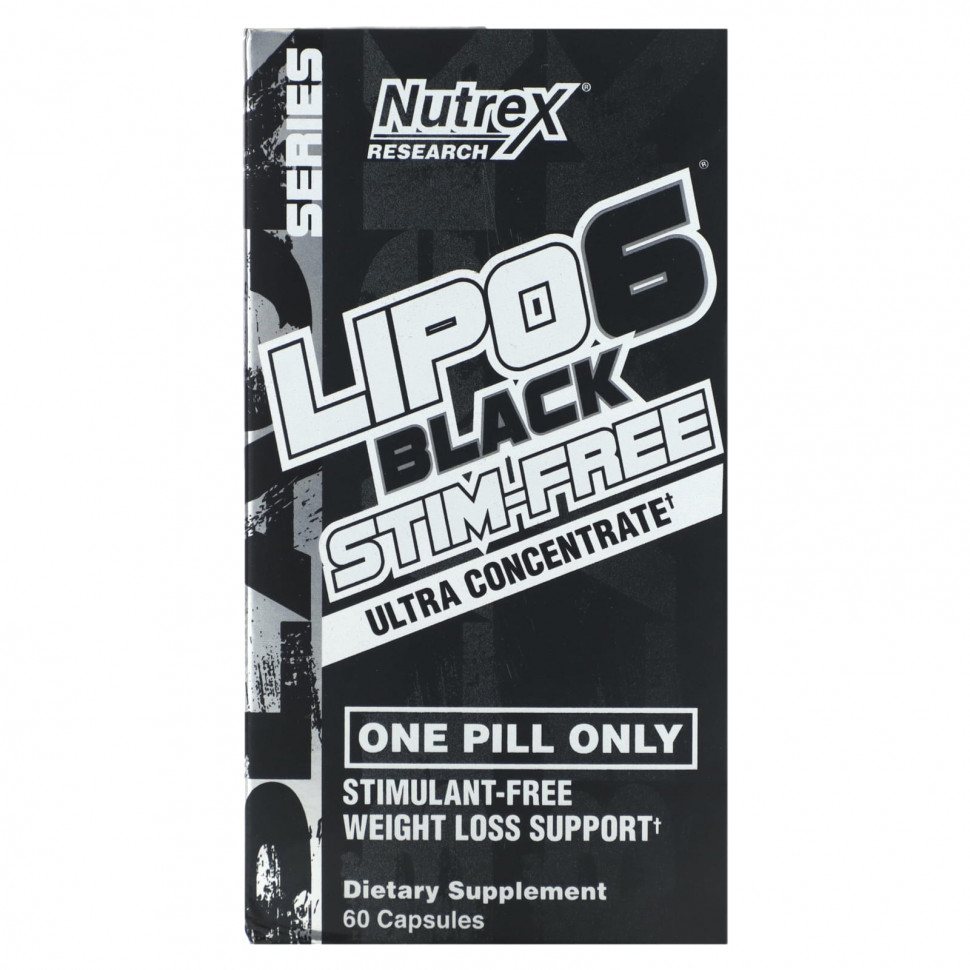   Nutrex Research, Lipo 6 Black, , 60     -     -,    