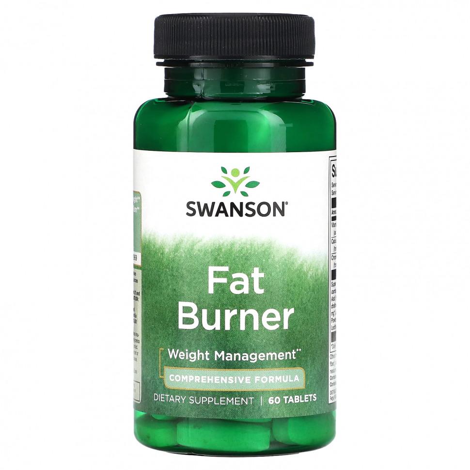   Swanson, Fat Burner, 60     -     -,    