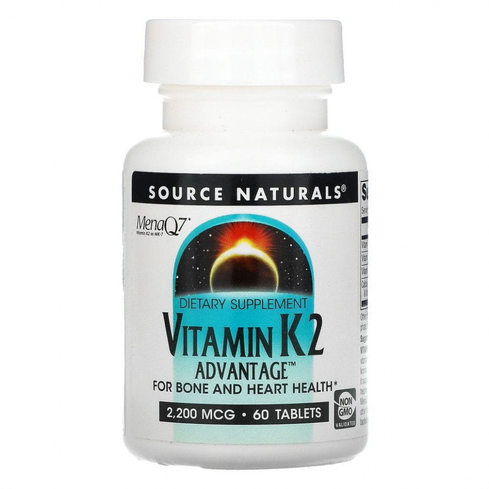   Source Naturals,   K2, 2,200 , 60     -     -,    