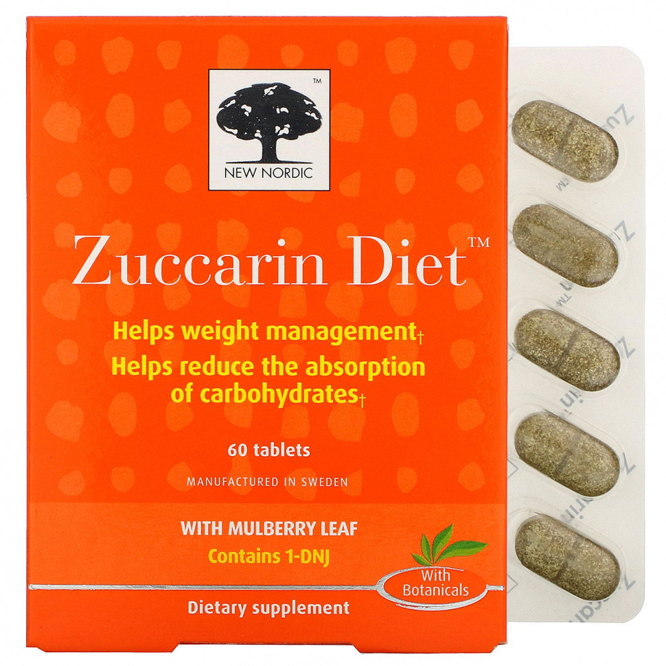   New Nordic, Zuccarin Diet,   , 60     -     -,    