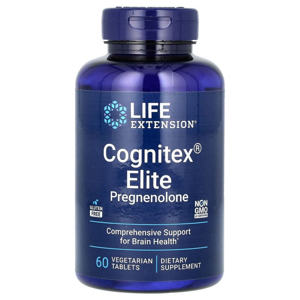   Life Extension,  Elite Cognitex, 60      -     -,    