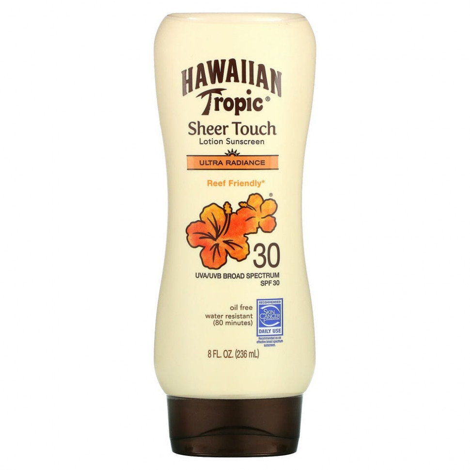   Hawaiian Tropic, Sheer Touch, Ultra Radiance,    SPF 30, 236     -     -,    