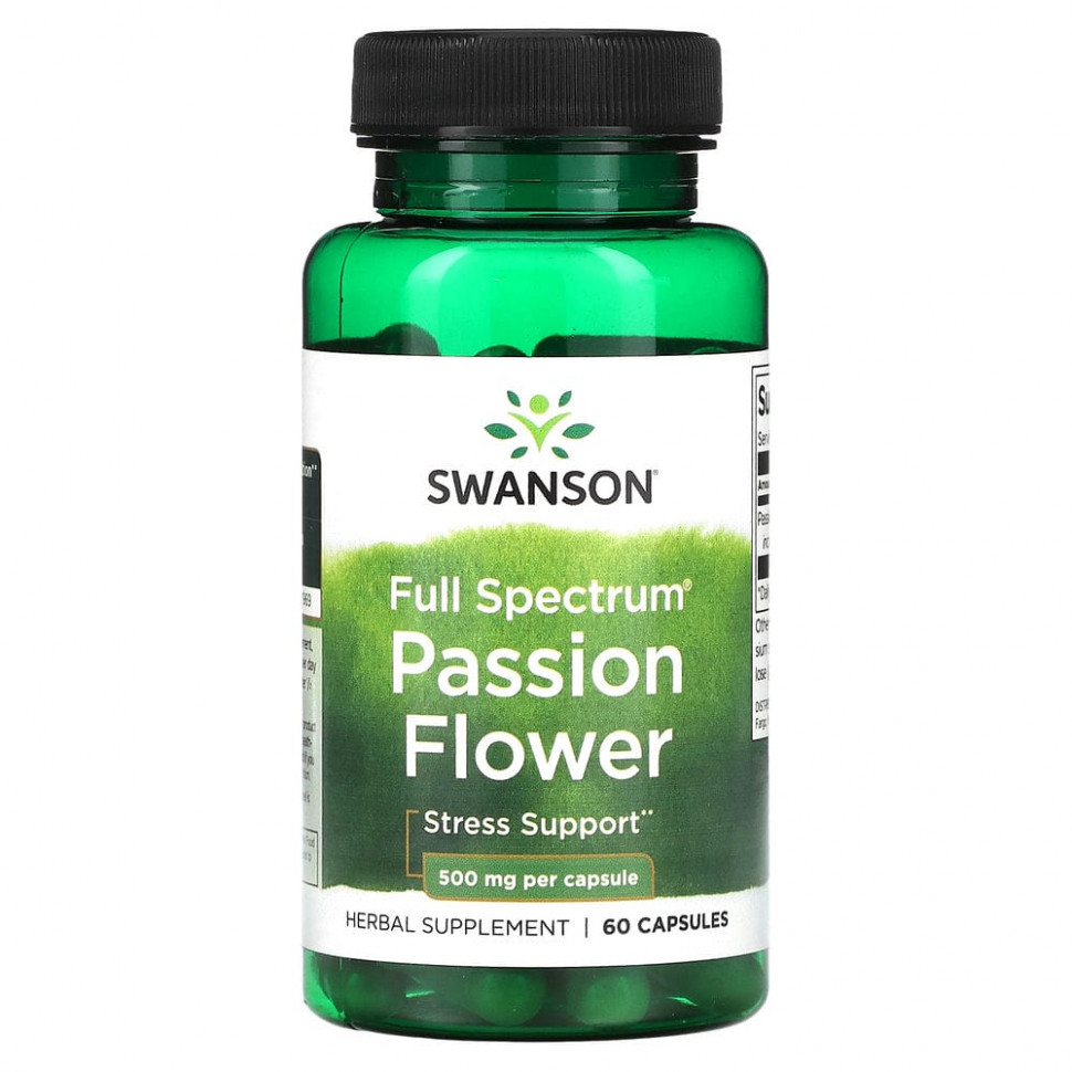   Swanson, Full Spectrum Passion Flower, 500 , 60     -     -,    