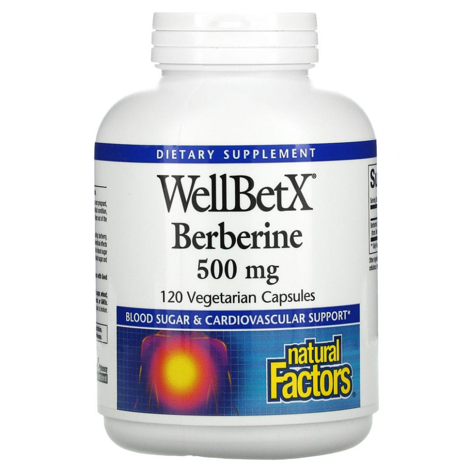   Natural Factors, WellBetX, , 500 , 120      -     -,    