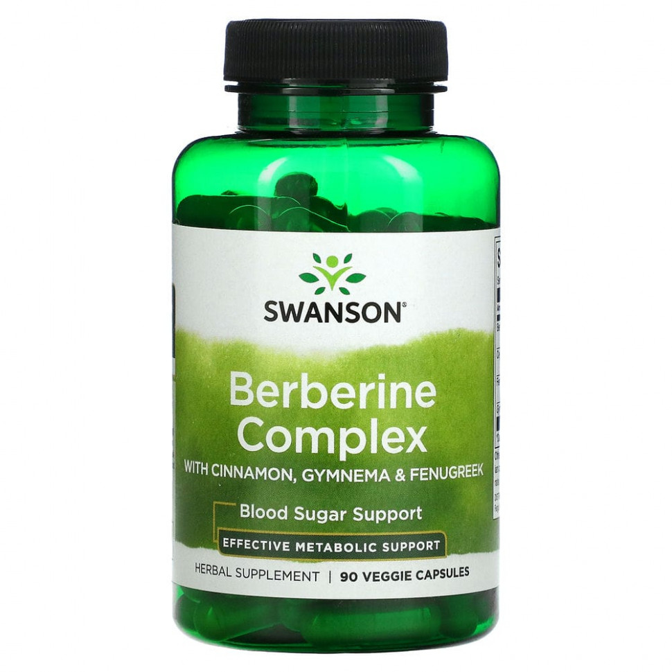   Swanson, Berberine Complex, 90      -     -,    