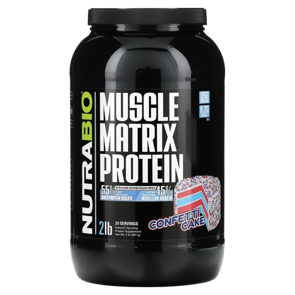   Nutrabio Labs, Muscle Matrix Protein,   , 907  (2 )    -     -,    