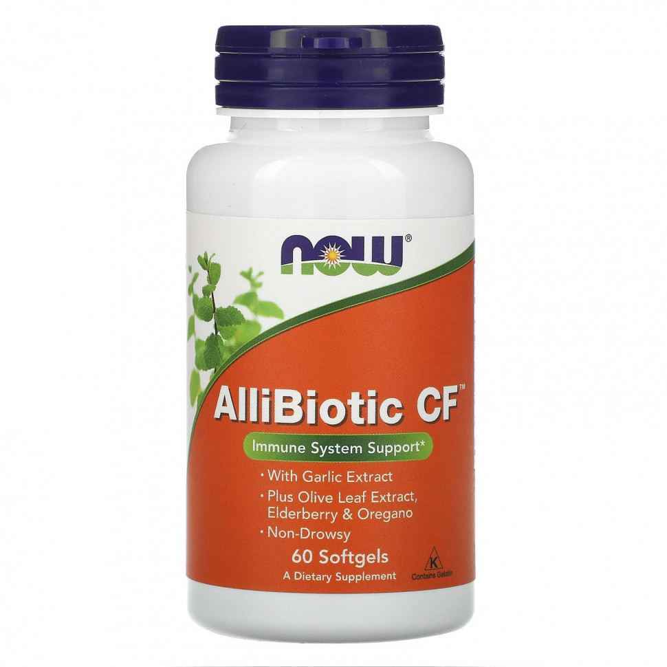   NOW Foods, AlliBiotic CF, 60     -     -,    