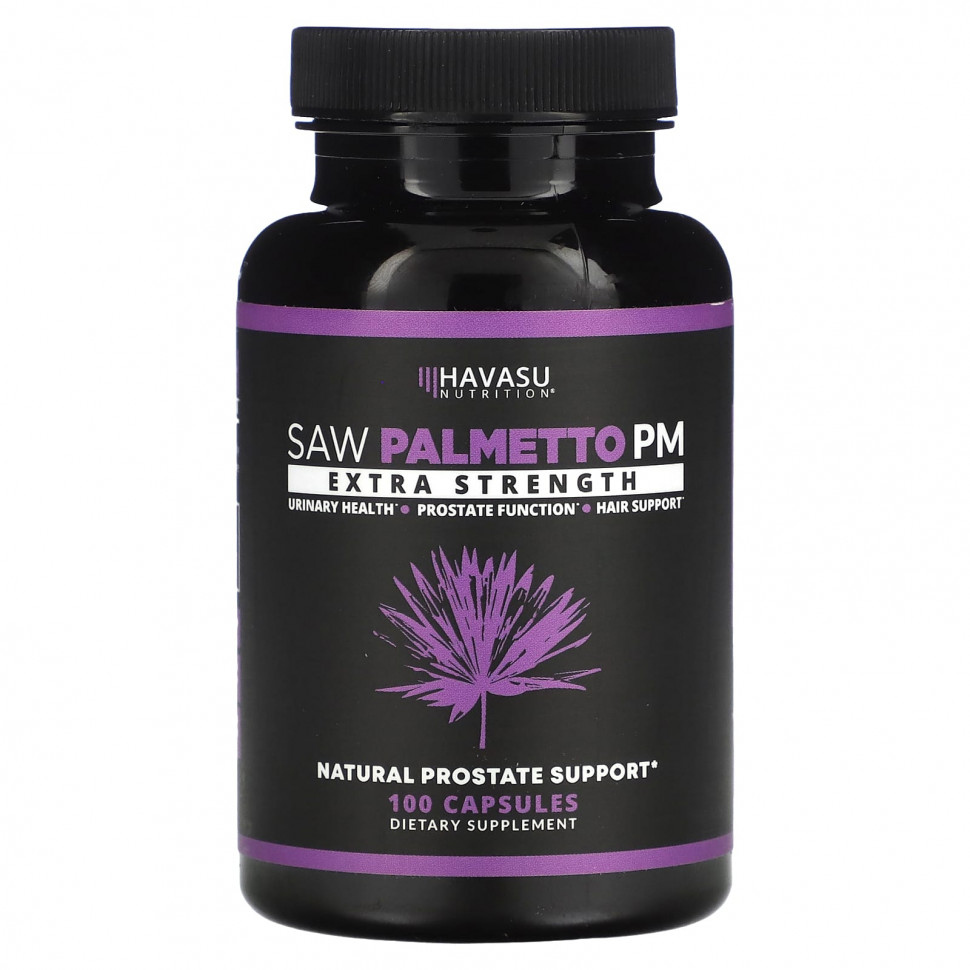   Havasu Nutrition, Saw Palmetto PM,   , 100     -     -,    