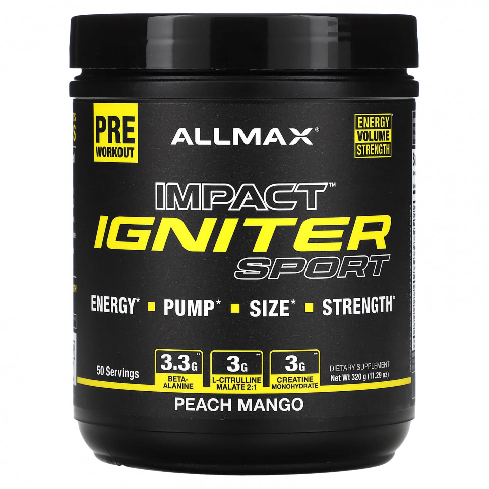   ALLMAX, IMPACT Igniter Sport,  ,   , 320  (11,29 )    -     -,    