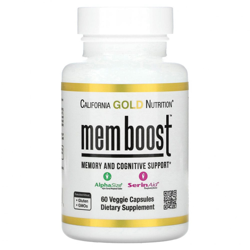   California Gold Nutrition, MEM Boost,       , 60      -     -,    